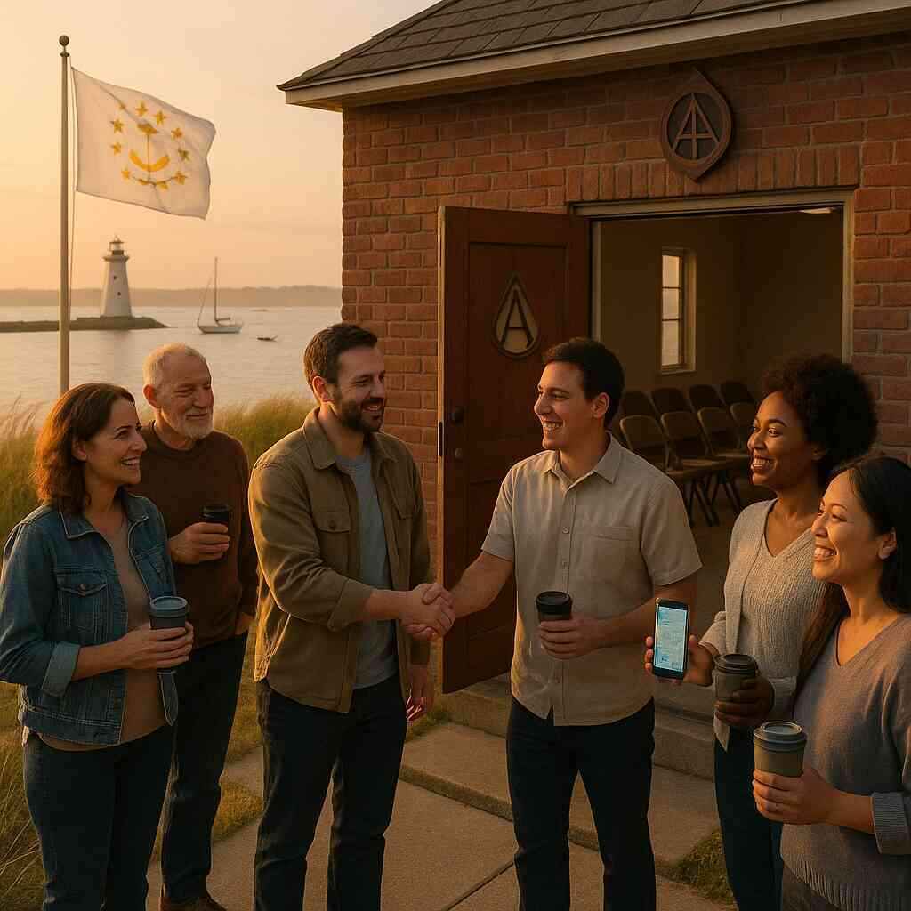 What is Definition of AA Meetings Directory in Rhode Island